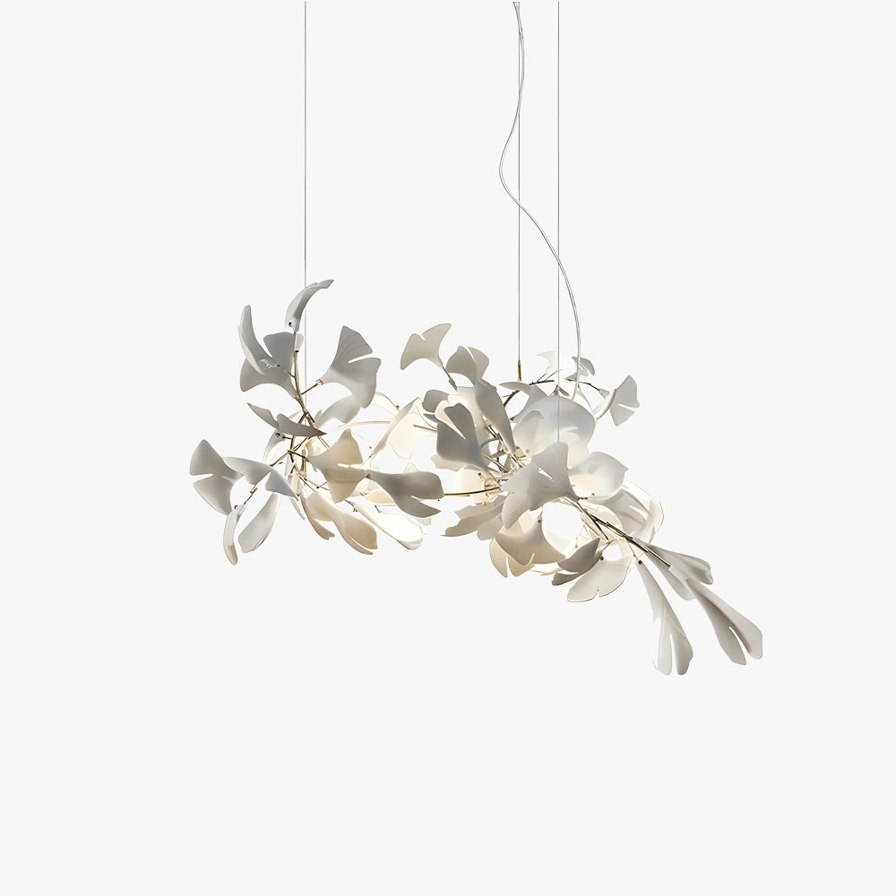 Olivia CeraFall Modern Art Deco Organic Chandelier Metal Ceramics