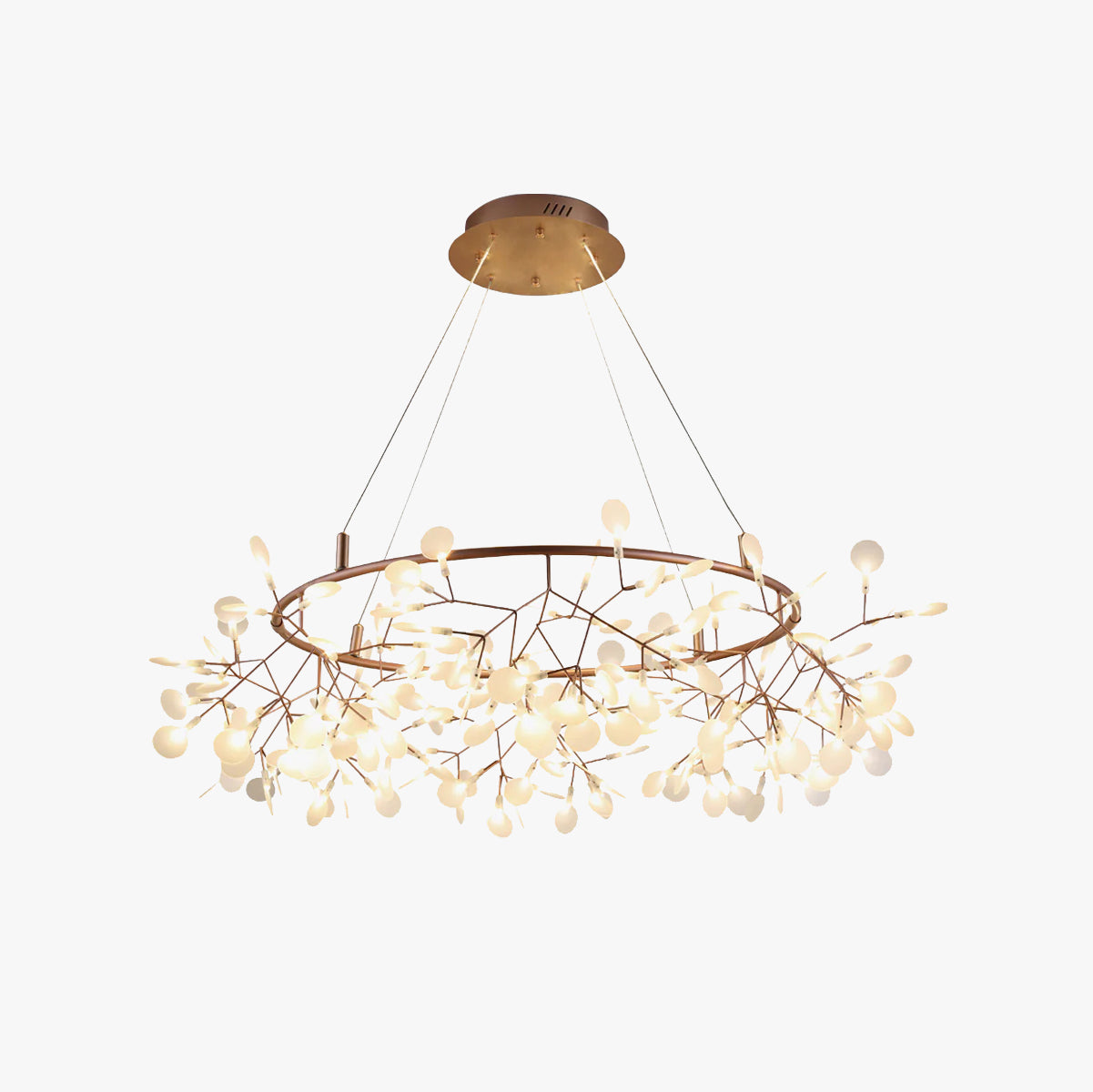 Olivia Unique Round Sputnik Art Deco Firefly Chandelier