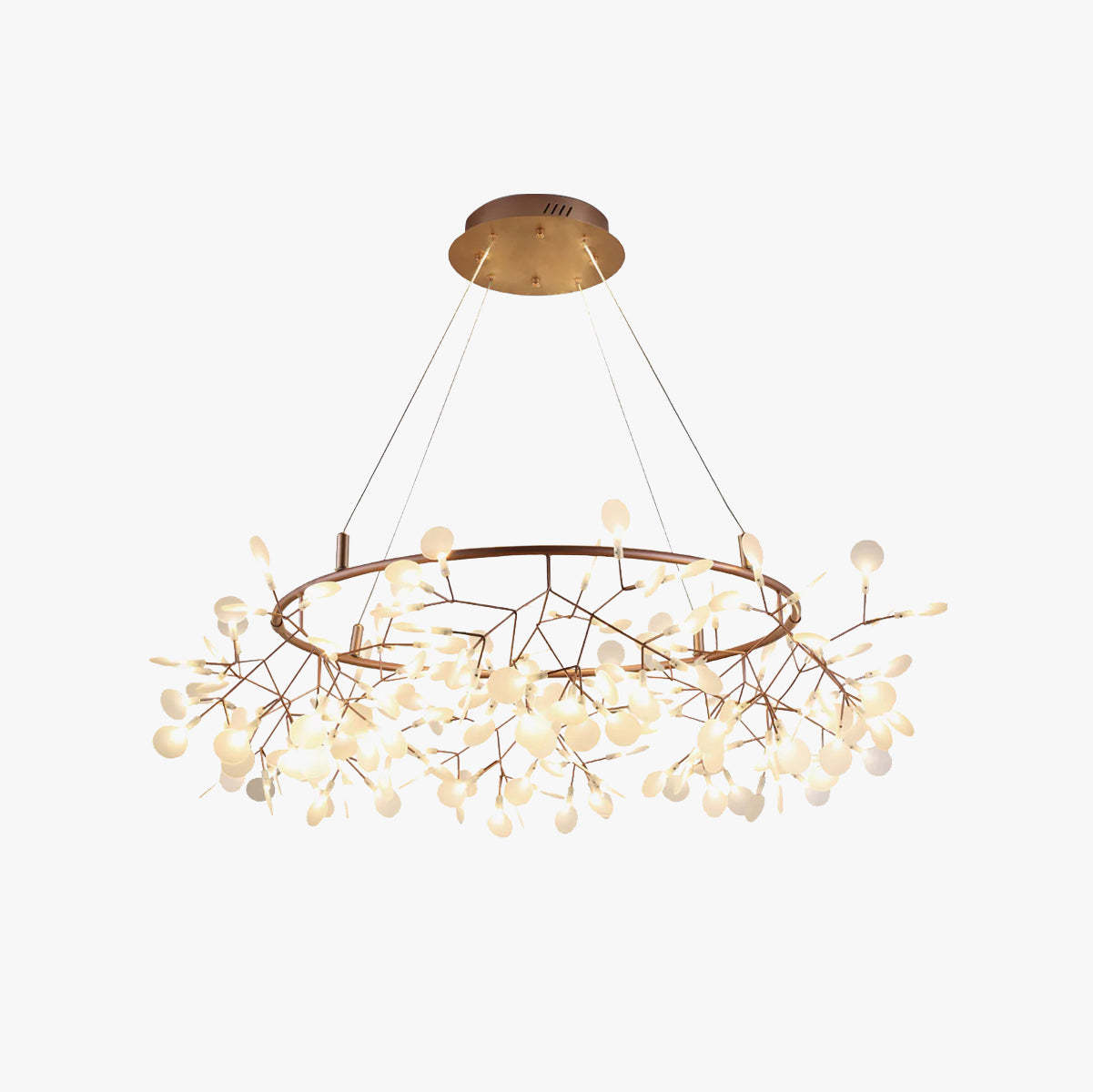 Olivia Unique Round Sputnik Art Deco Firefly Chandelier