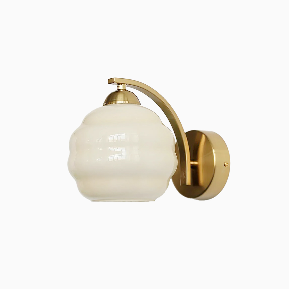 Carins Vintage Antique Glass Wall Light Shades Bedroom Living Room