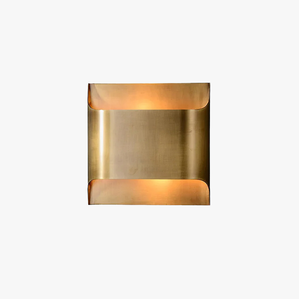 Orr Vintage Industrial Square Metal Wall Light Hallway Bathroom Bedroom