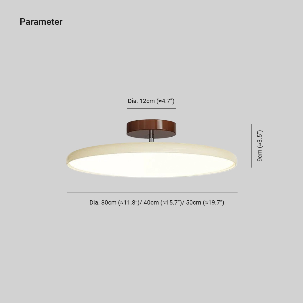Hailie Minimalism Metal Acrylic Ceiling Lamp Bedroom Living Room