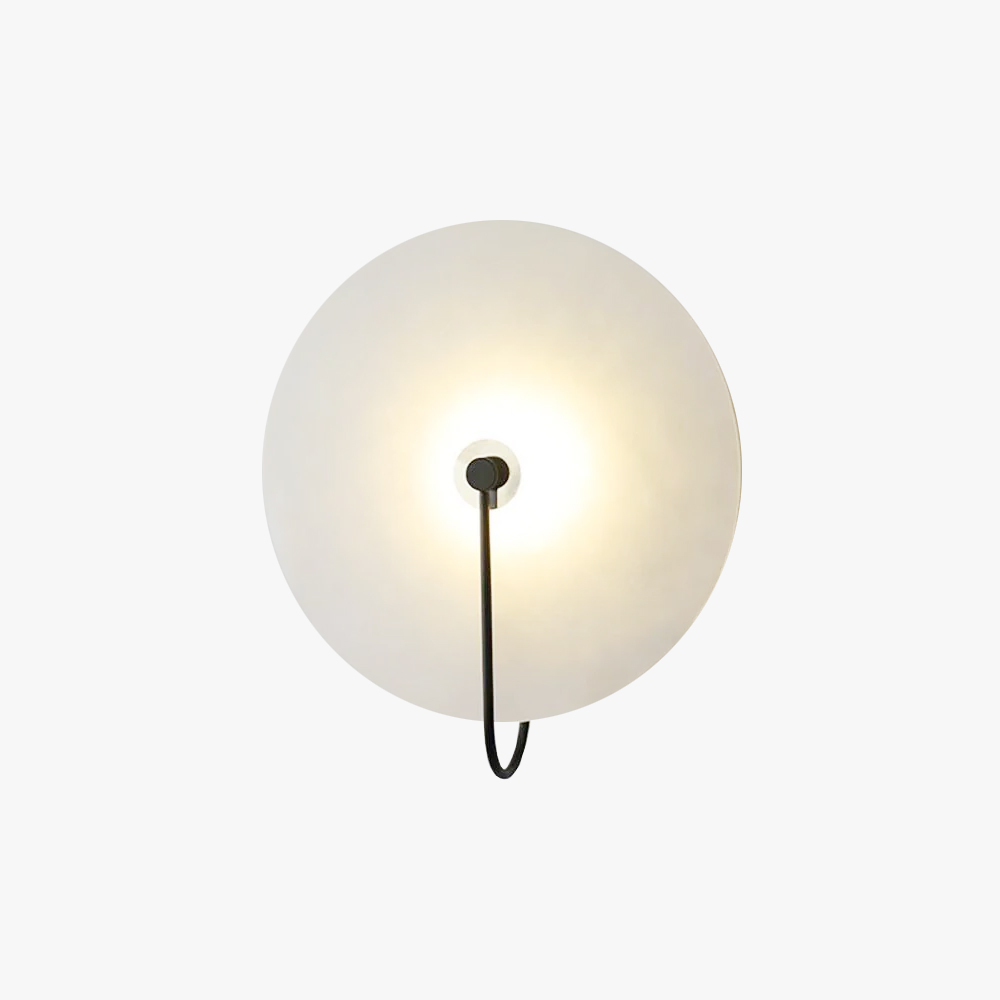 Jade Minimalism Gold Black Metal Alabaster Wall Lamp Bedroom Living Room