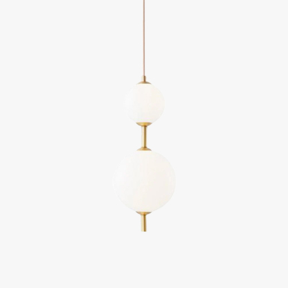 Edge Minimalism Brass Black Metal Glass Pendant Light Bedroom Living Room