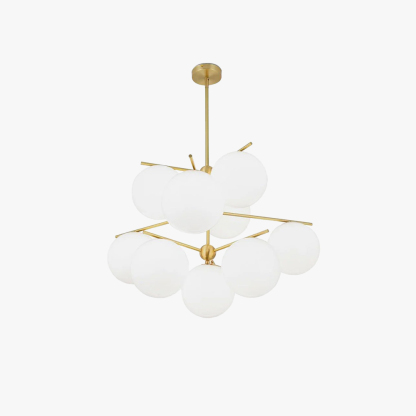 Valentina Modern Urban Brass Chandelier Living Dining Room