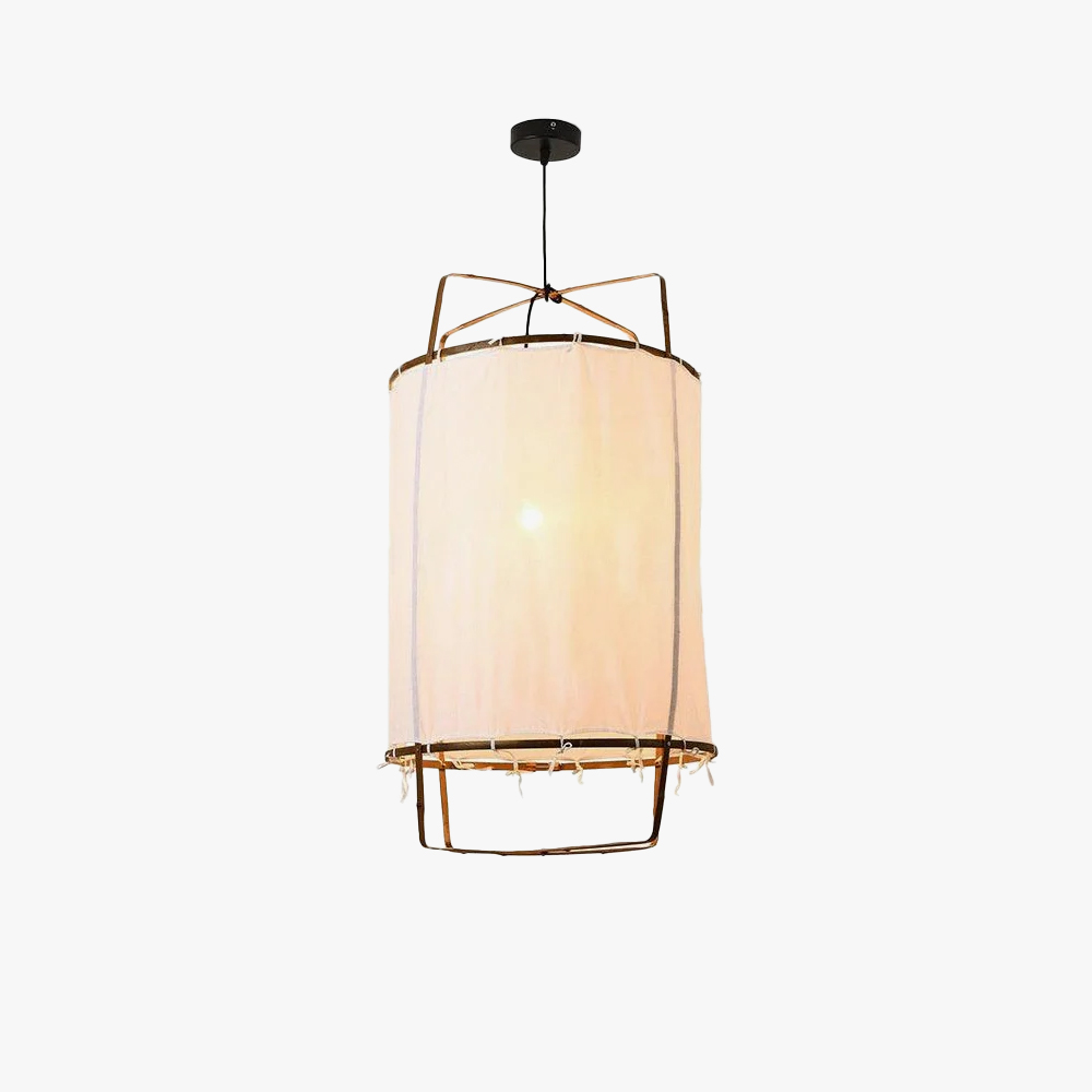 Ozawa Modern Cottage Fabric Pendant Light Shades Living Dining Room Bedroom