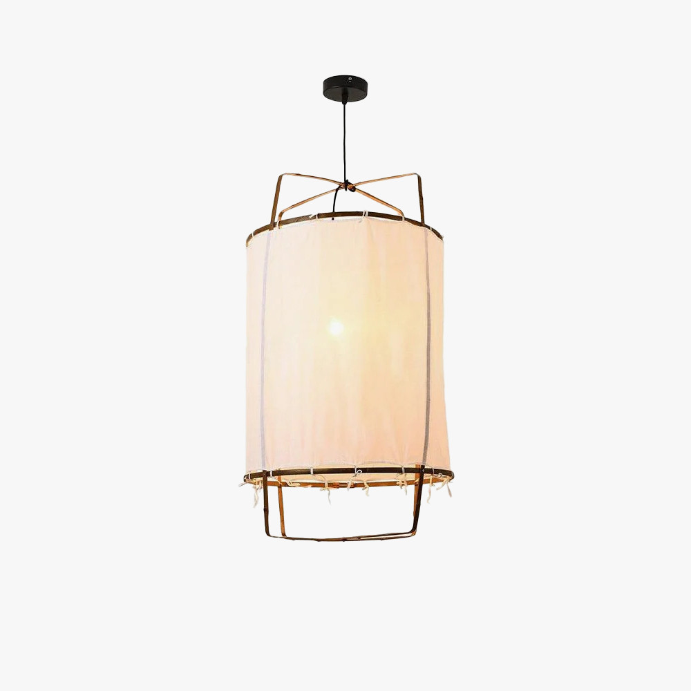 Ozawa Modern Cottage Fabric Pendant Light Shades Living Dining Room Bedroom