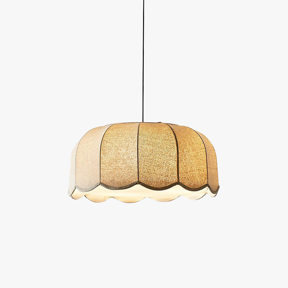 Renée Cottage Banana Leaf Fabric Pendant Light Shades Bedroom Living Room