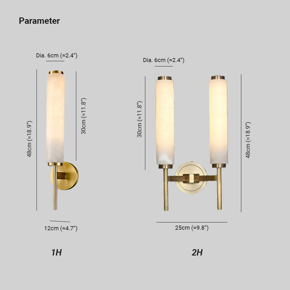 Jade Modern Unusual Alabaster Wall Light Bedroom Living Room Hallway
