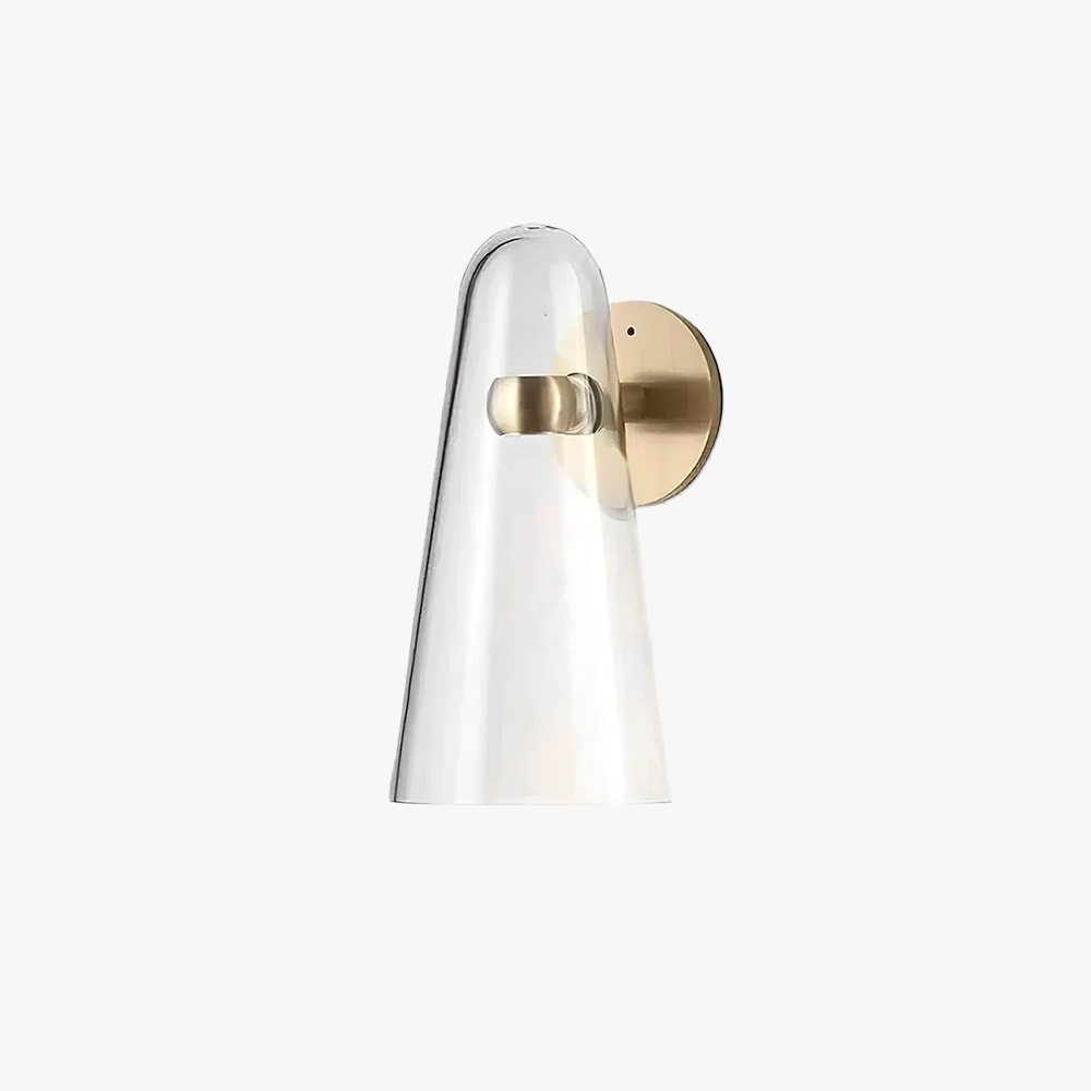 Edge Modern Unusual Glass Wall Light Shades Bathroom Bedroom Hallway