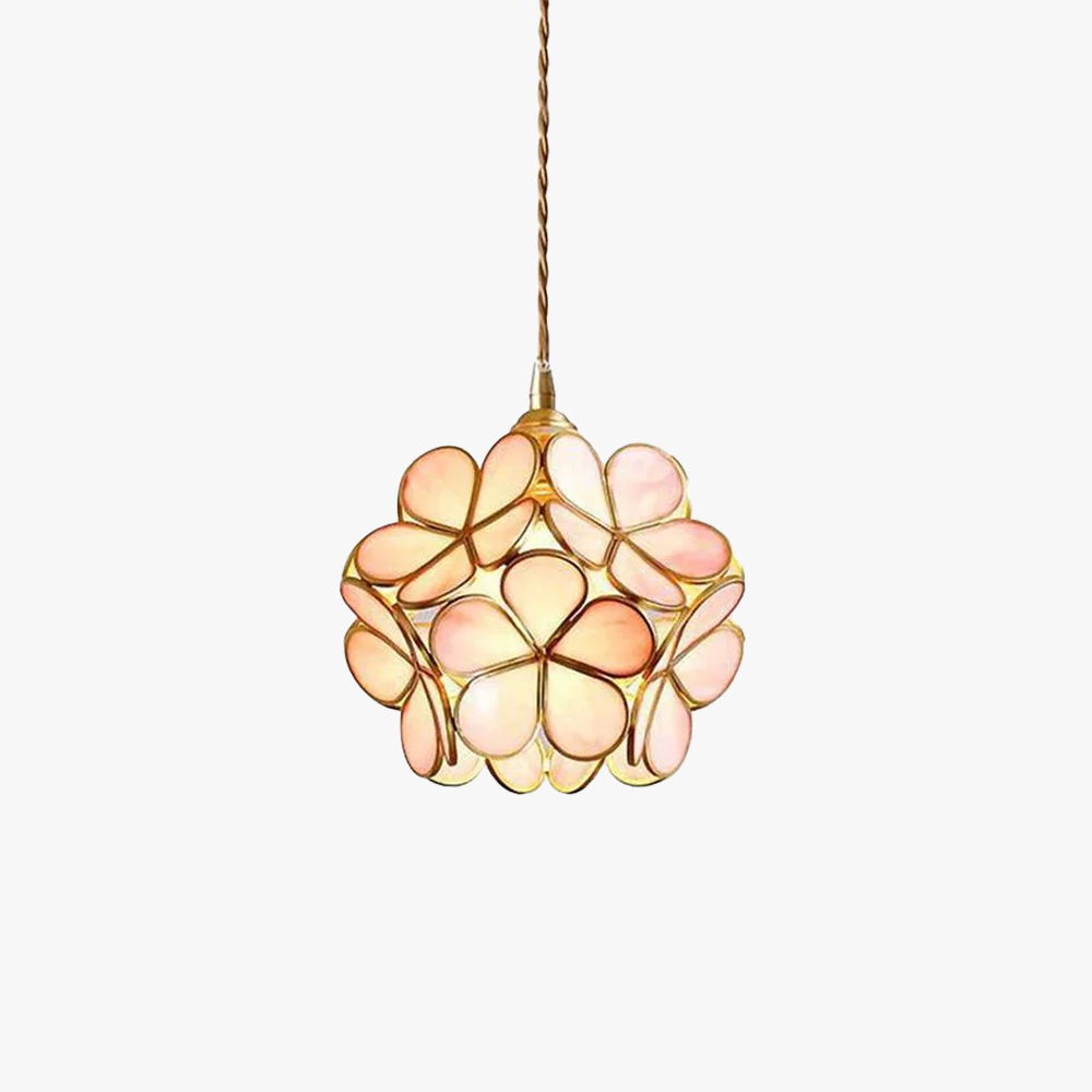 Alessio Vintage Flower Glass Pendant Light Shades Living Room Bedroom