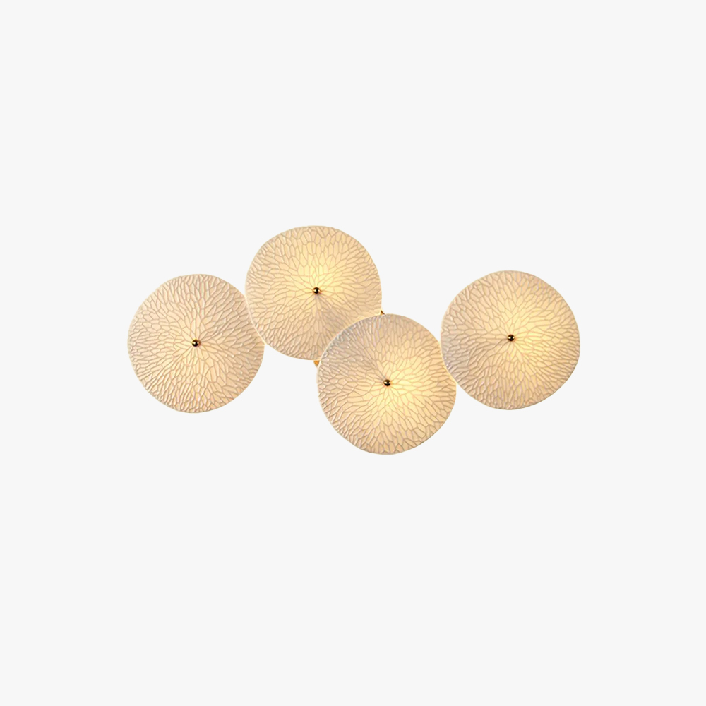 Byers Minimalism Gold White Ceramic Metal Wall Lamp Bedroom Living Room