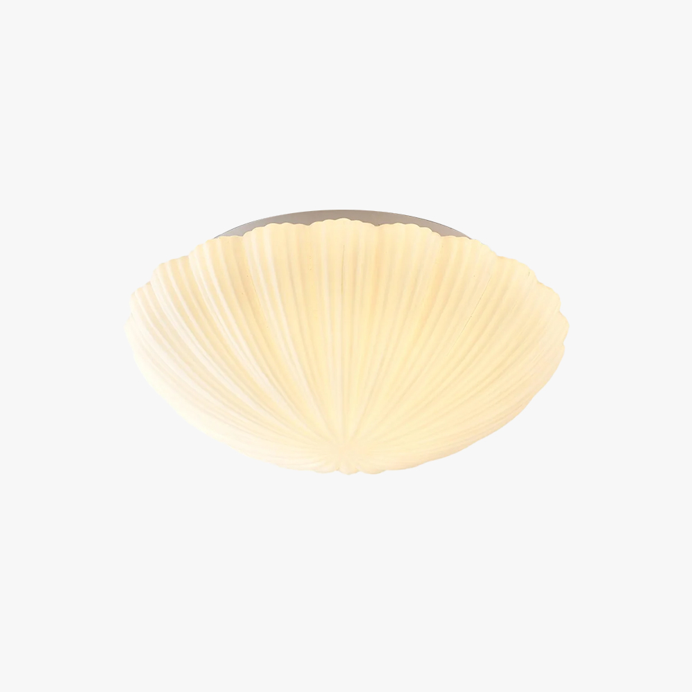 Quinn Modern Urban Seashell Glass Ceiling Light Bedroom Hallway