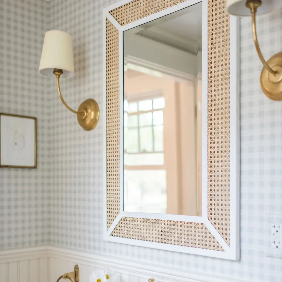 Vintage Metal Fabric Wall Light Shades Bathroom Bedroom | Las Sola