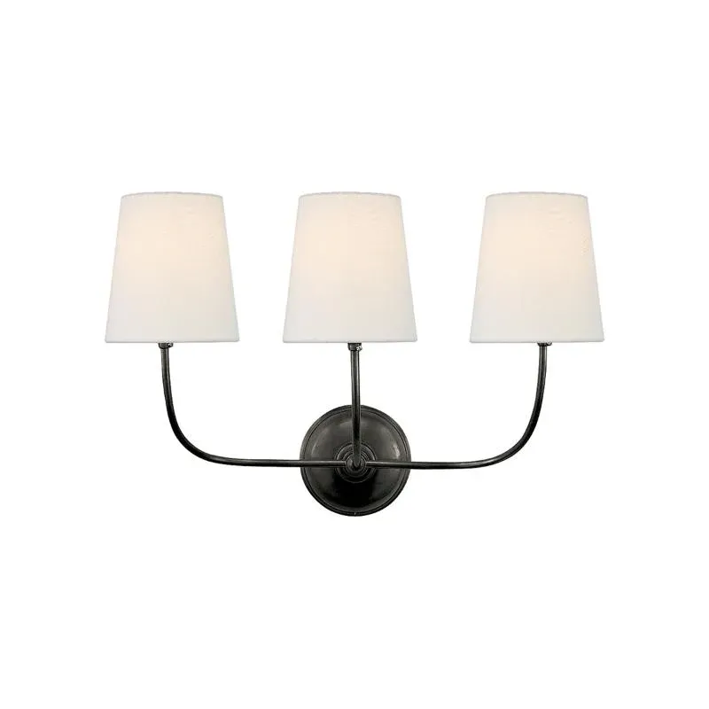 Alessio Vintage Classical Metal Fabric Wall Light Shades Bathroom Bedroom