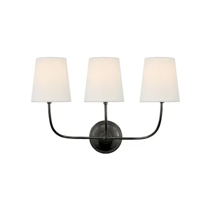 Alessio Vintage Classical Metal Fabric Wall Light Shades Bathroom Bedroom