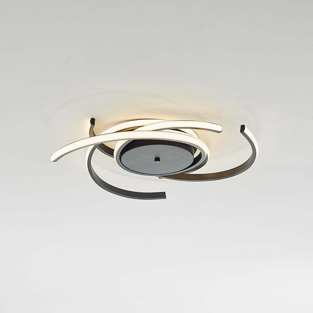 Lacey Modern Ceiling Light with Linetype Design