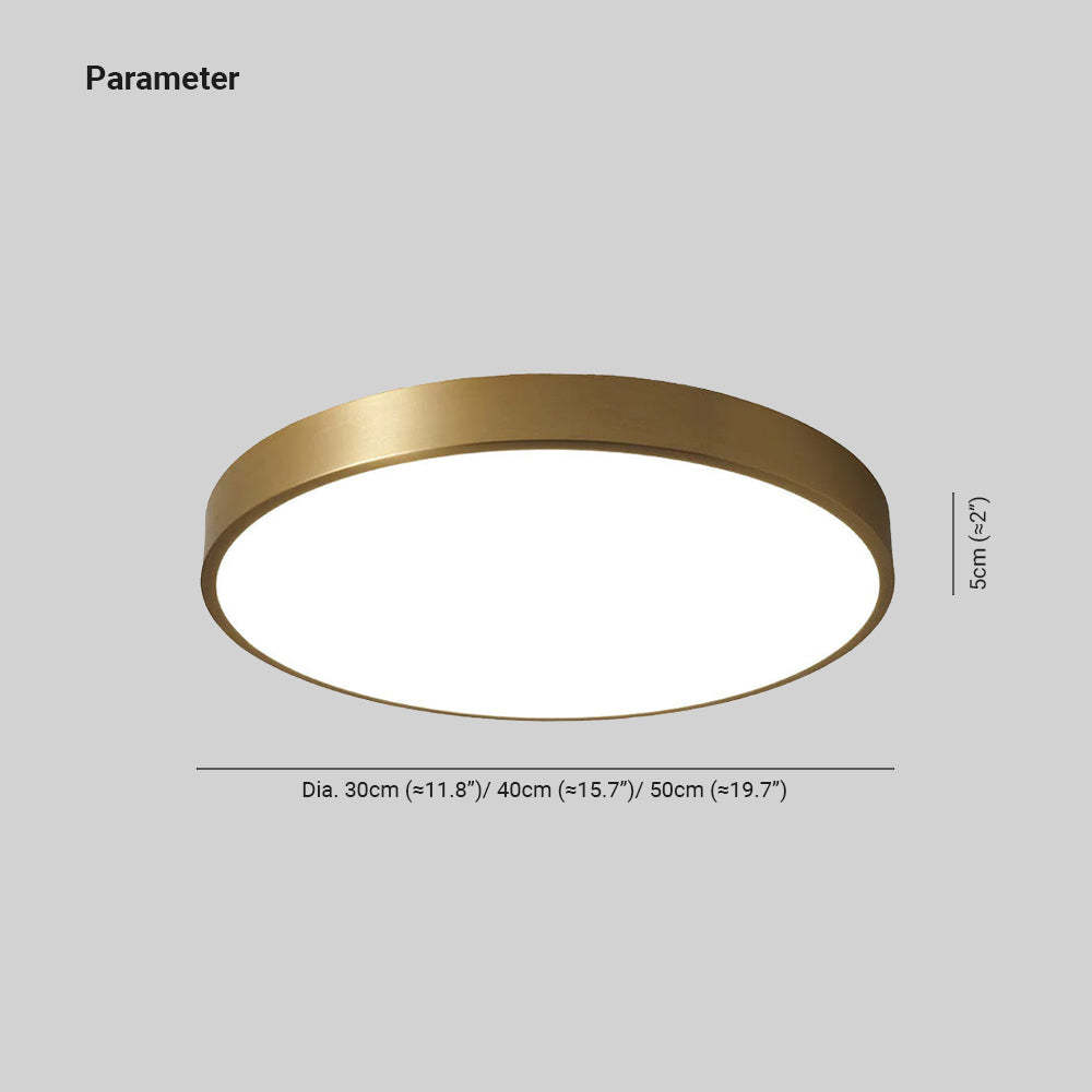 Quinn Nordic LED Ceiling Light Dimensions
