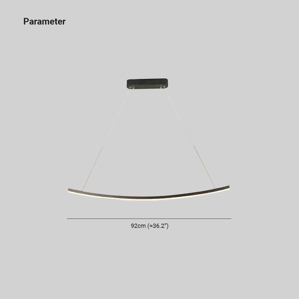 Louise Pendant Light Dimensions - 92cm/36.2"