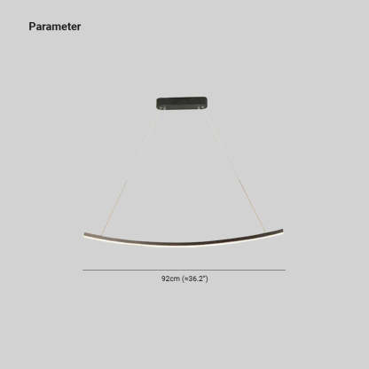 Louise Pendant Light Dimensions - 92cm/36.2"