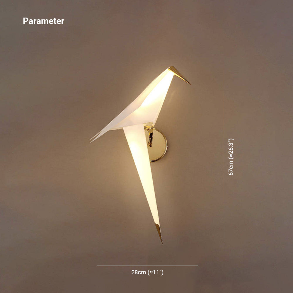 Clifford bird wall lamp dimensions, modern lighting