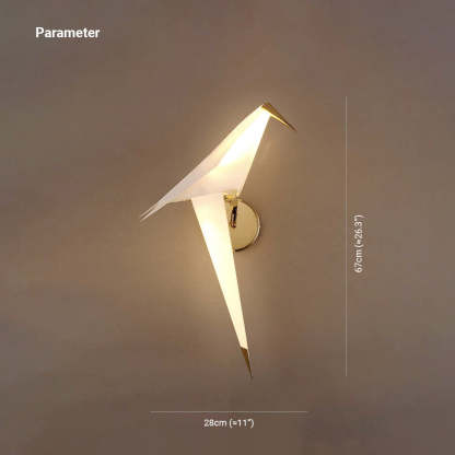 Clifford bird wall lamp dimensions, modern lighting