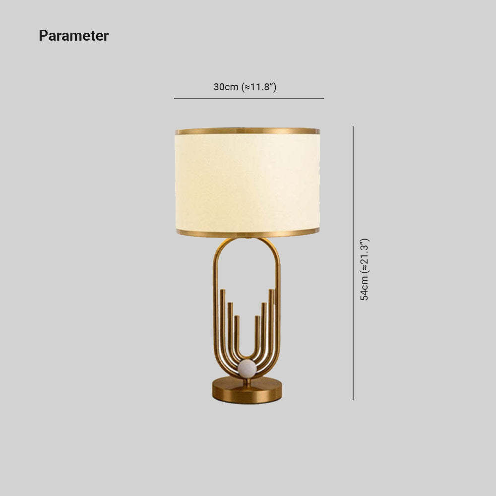 Sano Table Lamp, Dimensions (30x54cm), Bedroom Lighting