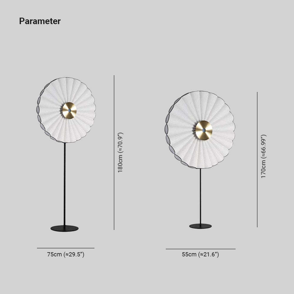 Chan Flower Floor Lamp Dimensions