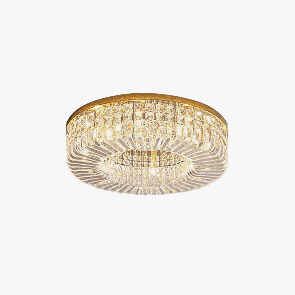 Marilyn Luxury Flush Mount Metal/Crystal Ceiling Light