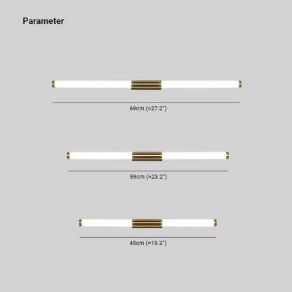 Leigh Wall Lamp Dimensions: 49cm, 59cm, 69cm