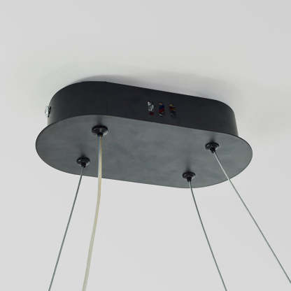 Edge Oval Minimalist Hanging Pendant Light