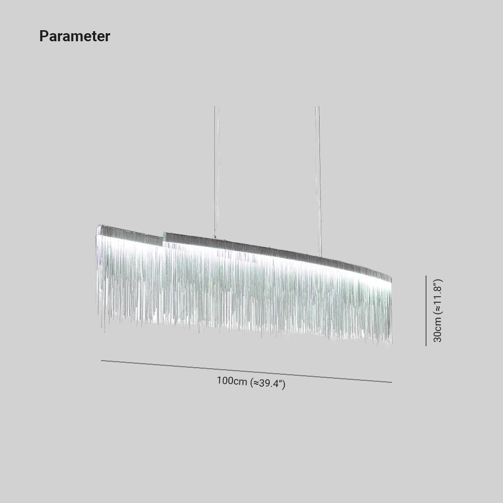 Marilyn Tassel Pendant Light dimensions