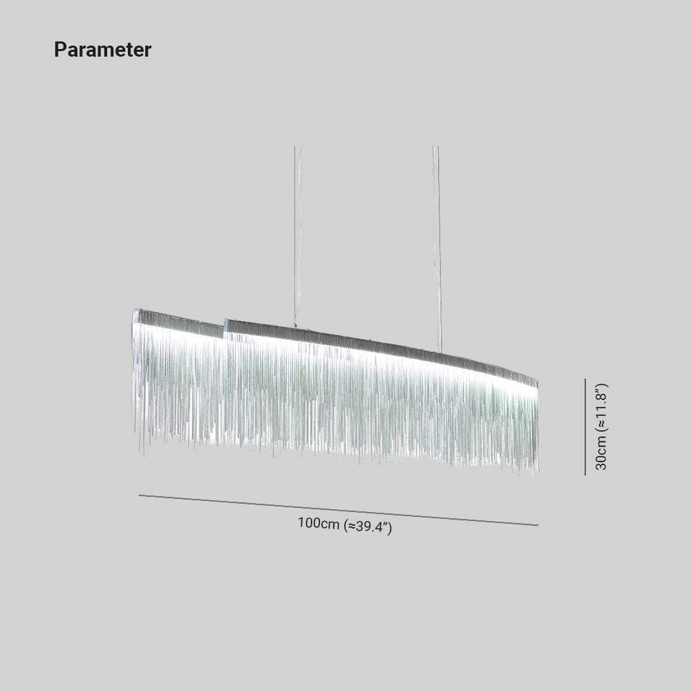 Marilyn Tassel Pendant Light dimensions