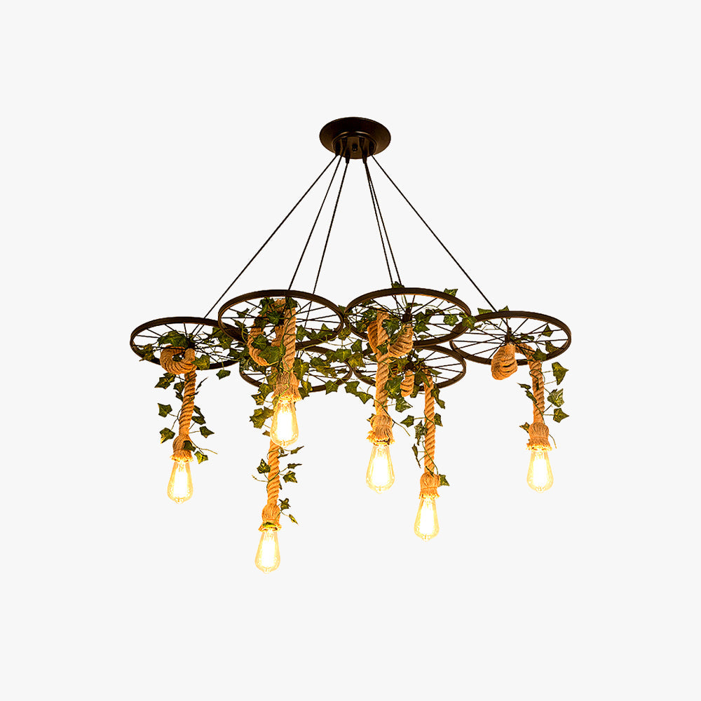 Vireo Industrial LED Chandelier Bar Living Room