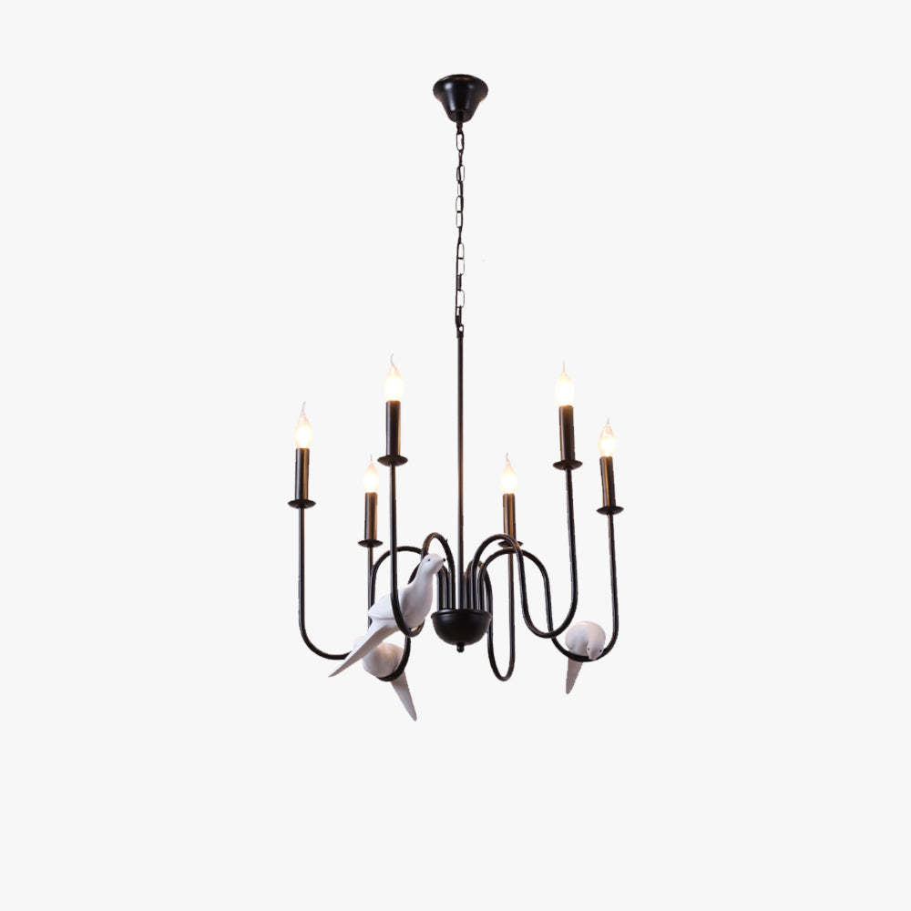 Silva Vintage Chandelier Metal Bedroom Cafe Living Room