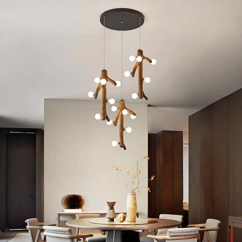 Austin Nordic LED Chandelier - Branch Style Lighting