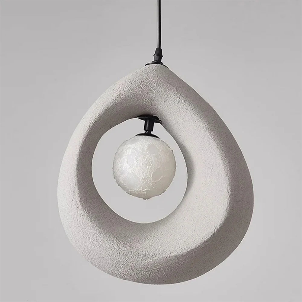 Modern Byers PVC Pendant Light, egg-shaped design