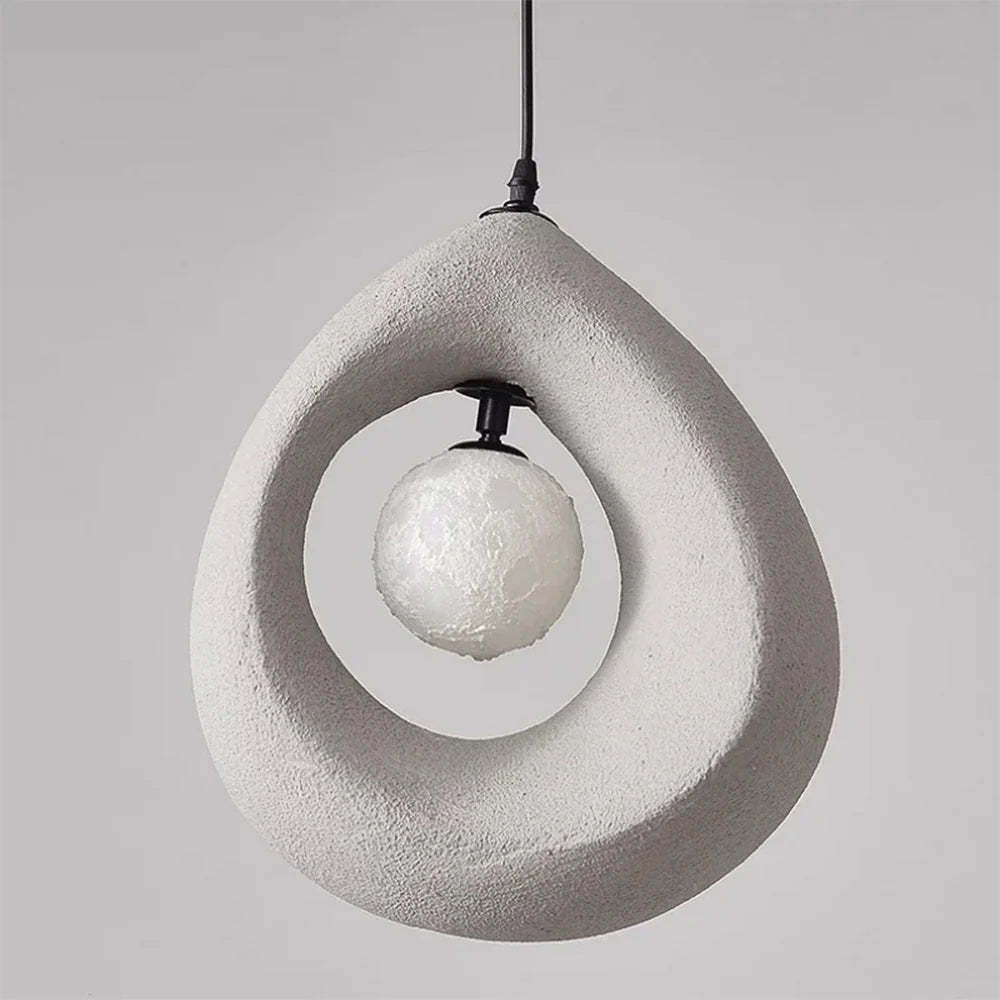 Modern Byers PVC Pendant Light, egg-shaped design