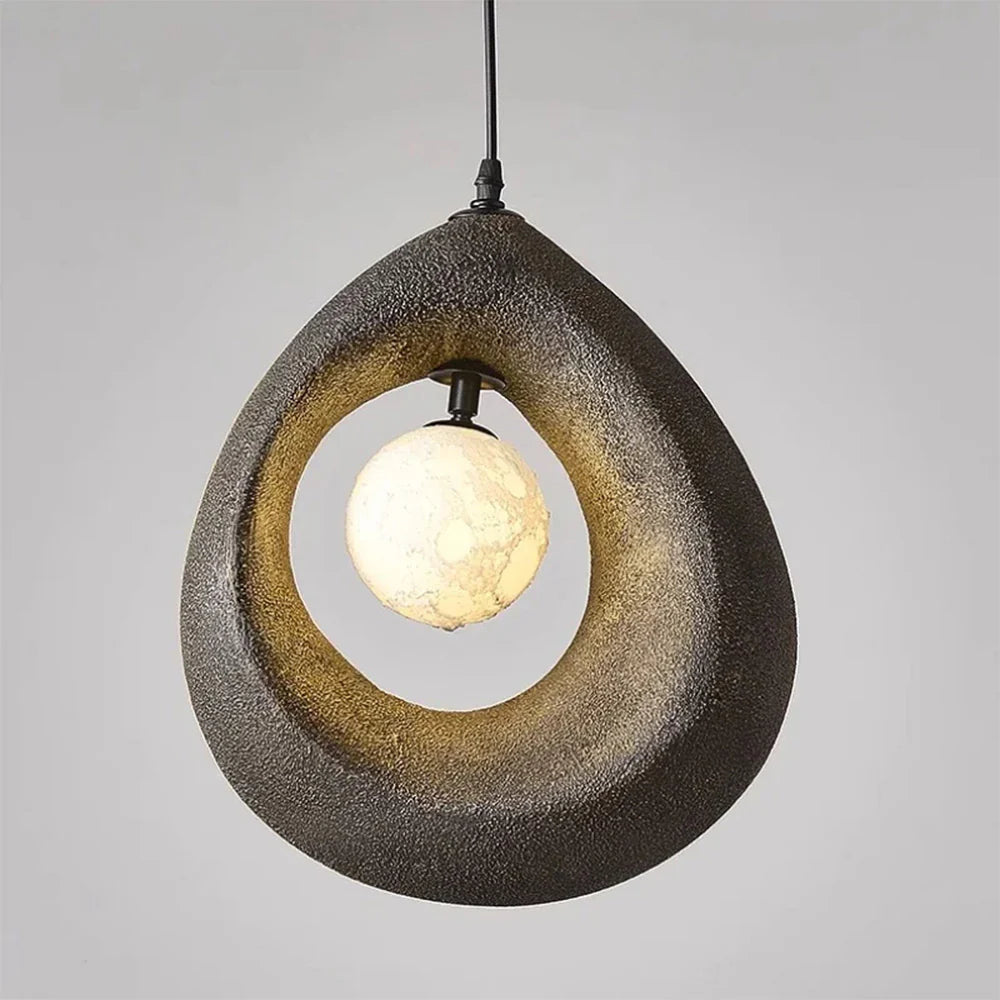 Modern Byers Pendant Light with unique egg-shaped design