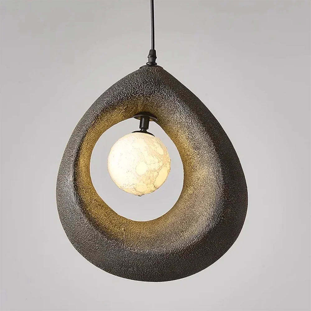 Modern Byers Pendant Light with unique egg-shaped design