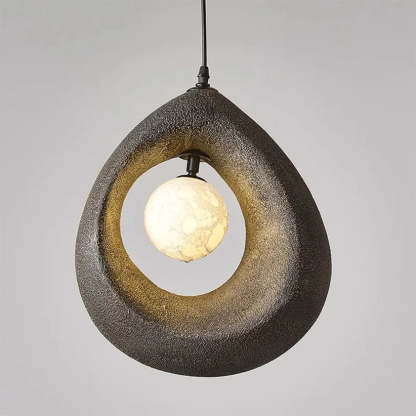 Modern Byers Pendant Light with unique egg-shaped design