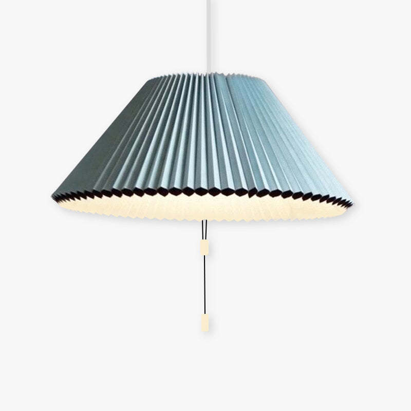 Morandi pleated pendant light Morandi Modern Adjustable Pleated Pendant Light