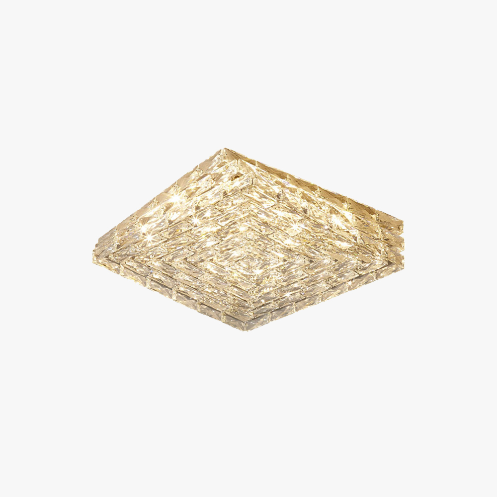 Marilyn Modern Square Crystal Ceiling Light Shades Bedroom Living Room