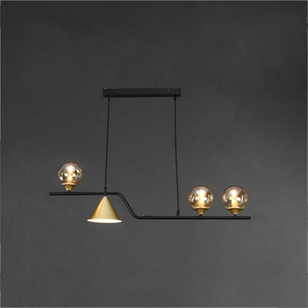 Modern LED Pendant Light - Edge Design with Glass Globes