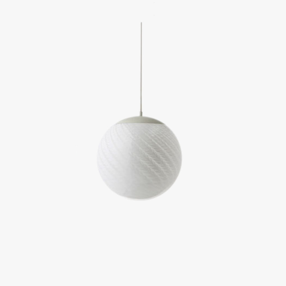 Hailie Minimalist LED Pendant Light - Glass Sphere