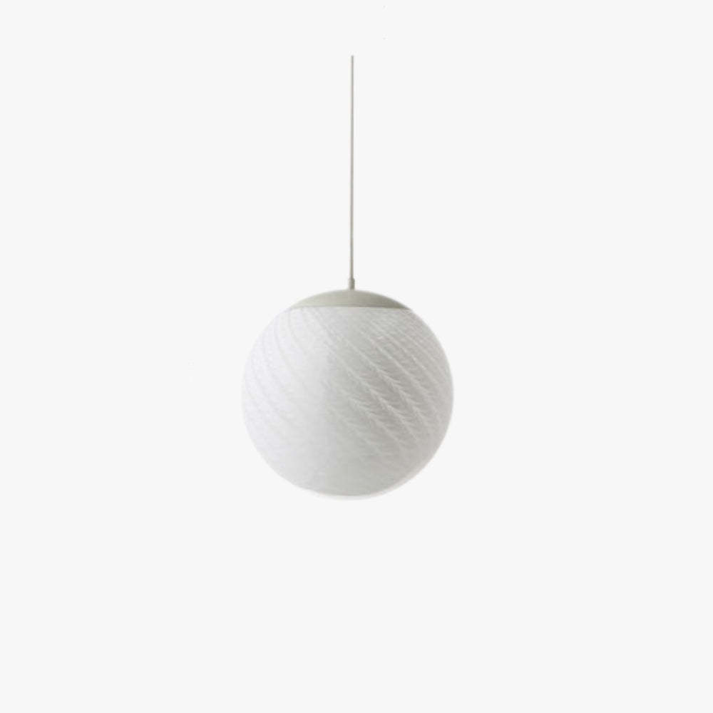 Hailie Minimalist LED Pendant Light - Glass Sphere