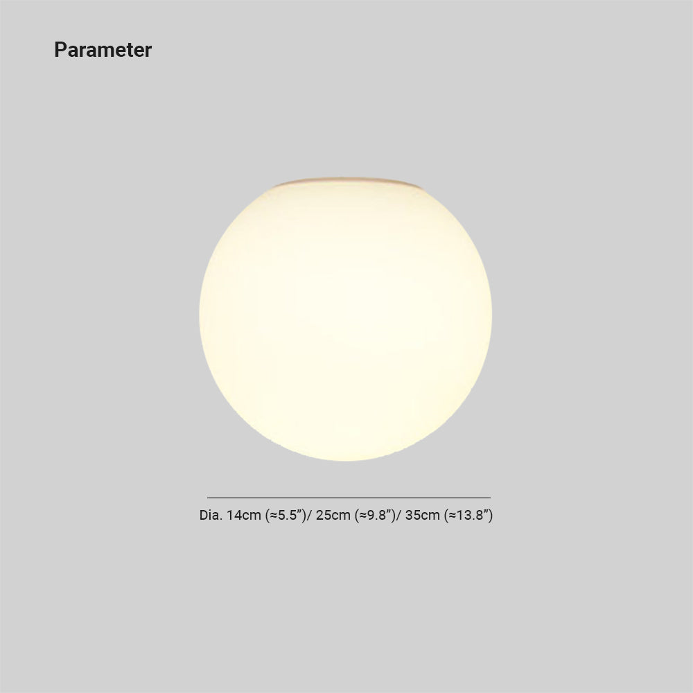 Valentina Modern Bubble Sphere Ceiling Light Size Details