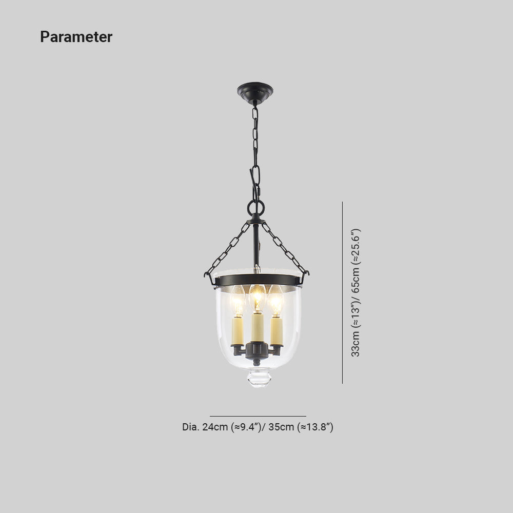 Alessio Industrial Pendant Light Dimensions