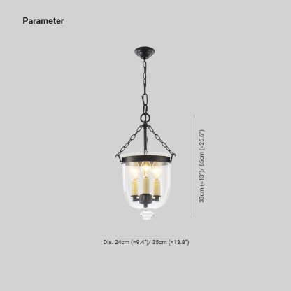 Alessio Industrial Pendant Light Dimensions