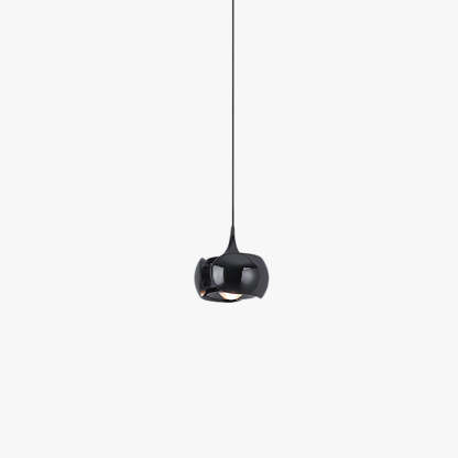 Hailie Retro Nordic Metal Glass Pendant Light - Black